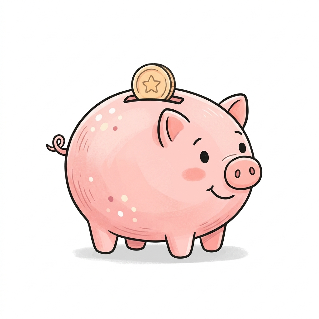 Piggy Bank Drawing